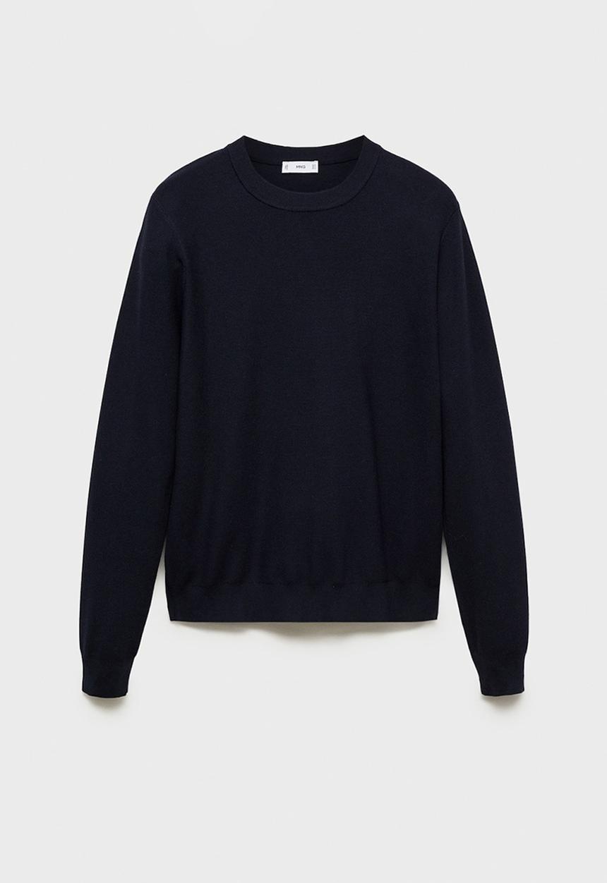MANGO - Sweater ten - navy