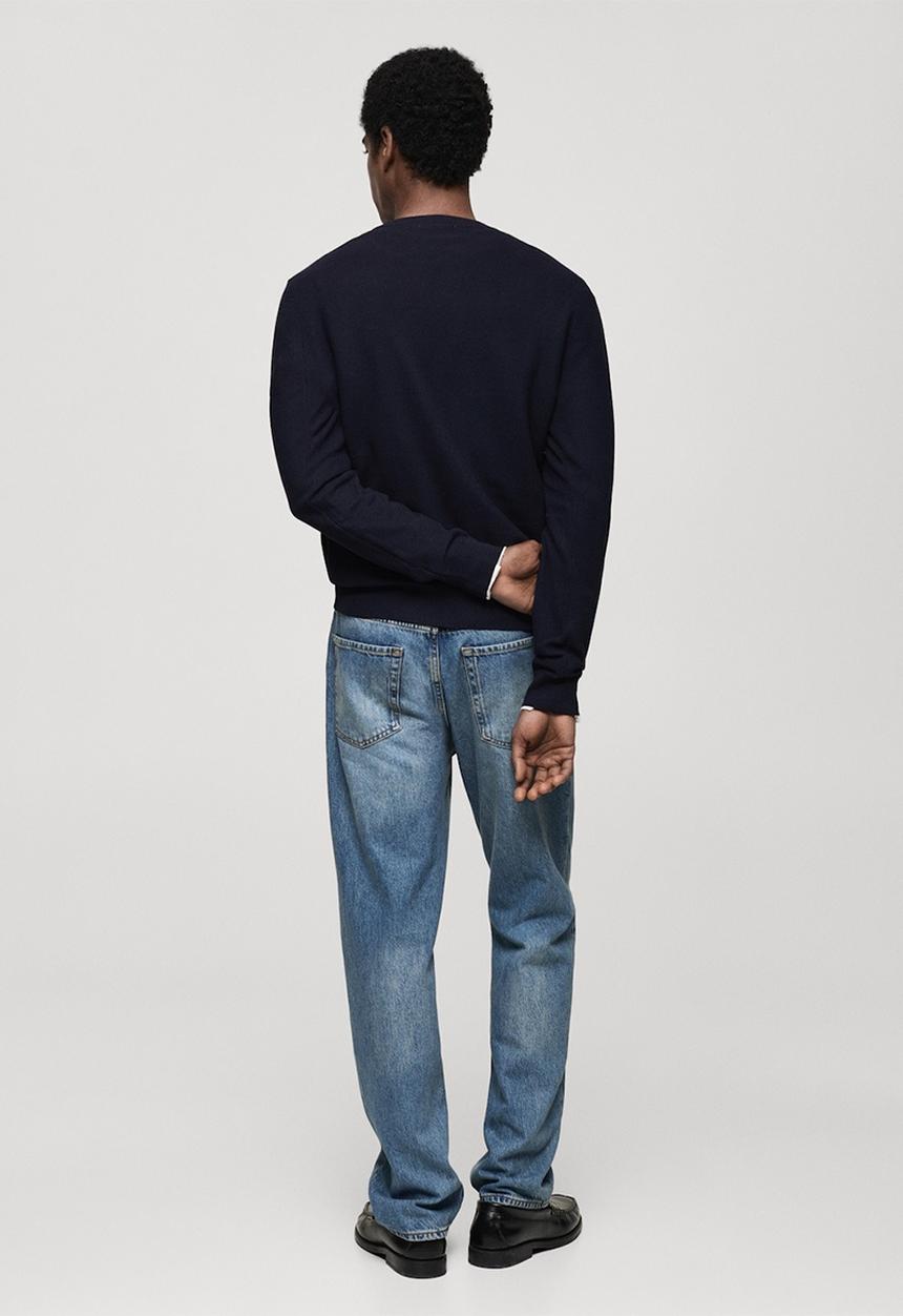MANGO - Sweater ten - navy