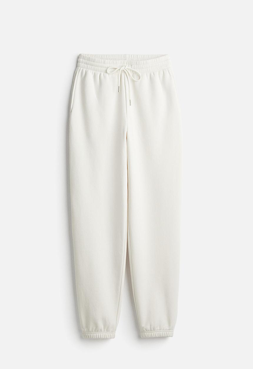 H&M - Cotton-blend sweatpants - white