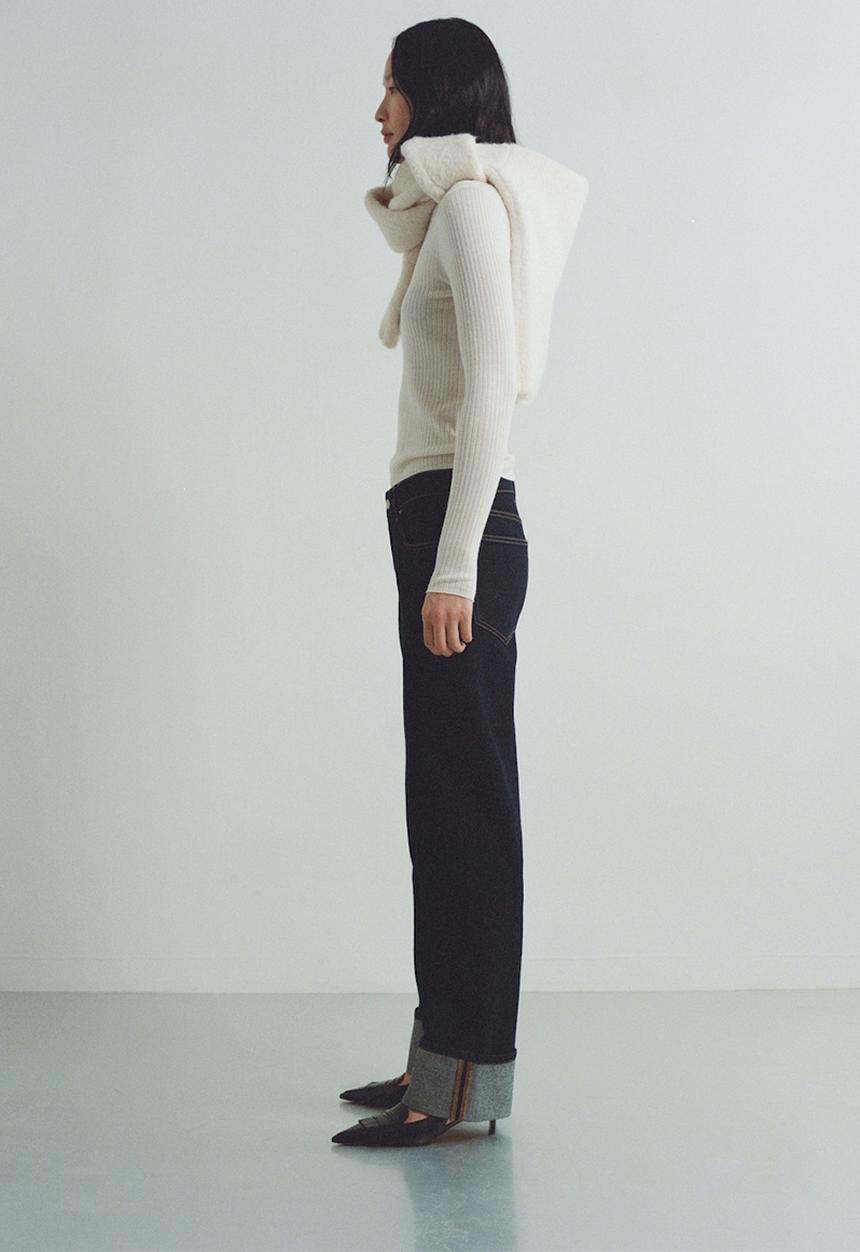 MANGO - Jeans hanne - open blue