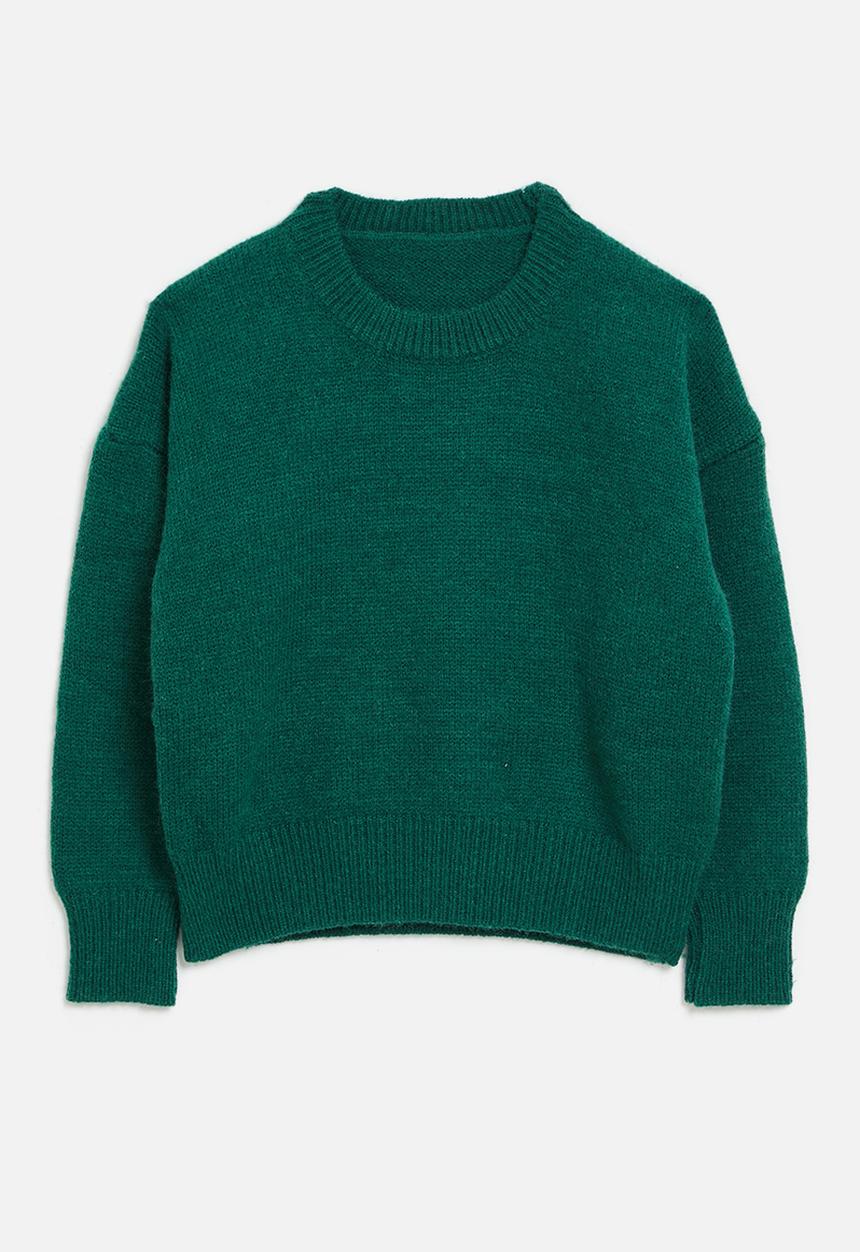 Pop Candy - Faux wool jersey - green