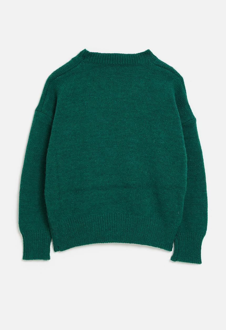 Pop Candy - Faux wool jersey - green