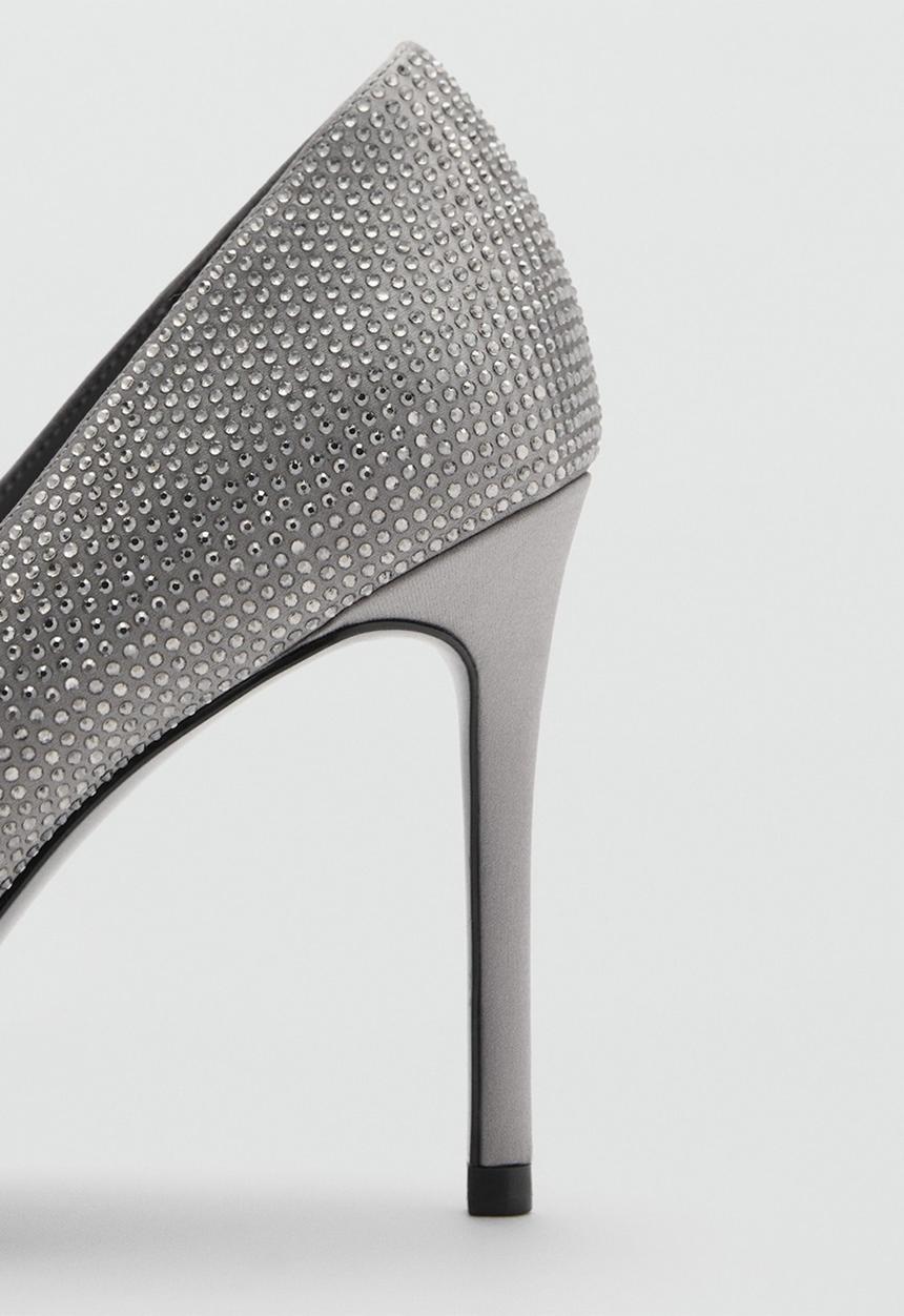 MANGO - Strach heel - silver