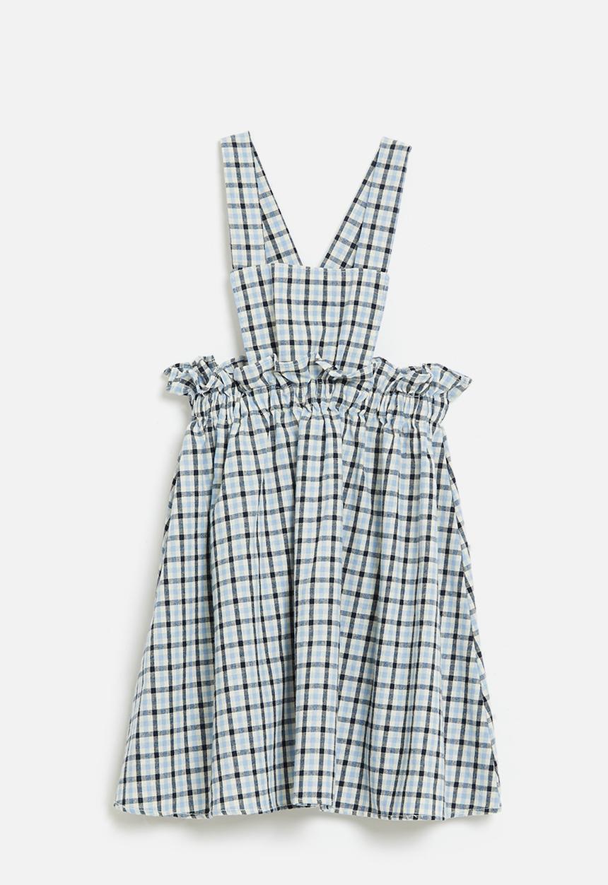 Pop Candy - Gingham pinafore dress - multi