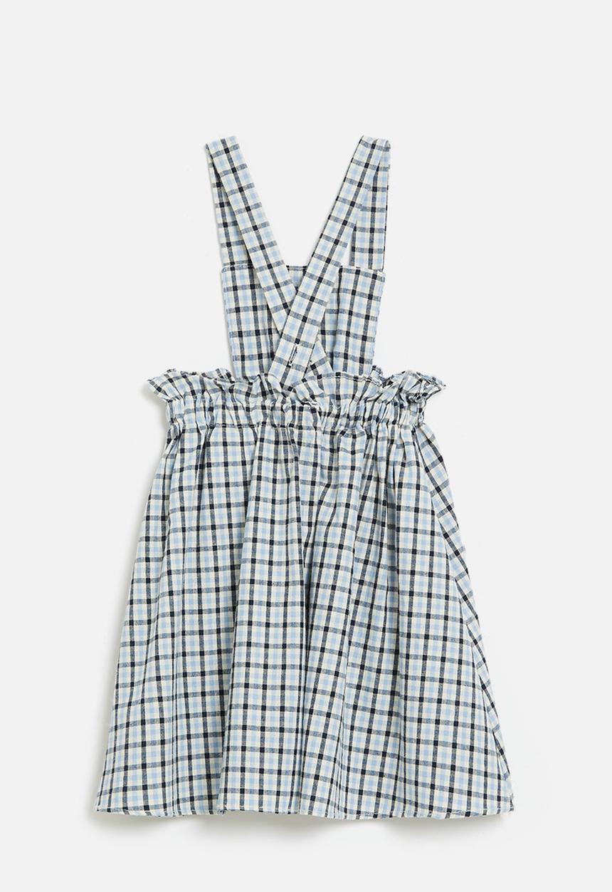 Pop Candy - Gingham pinafore dress - multi