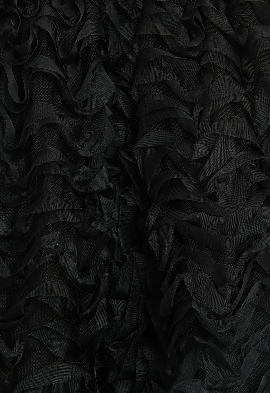 Pop Candy - Textured skirt-black