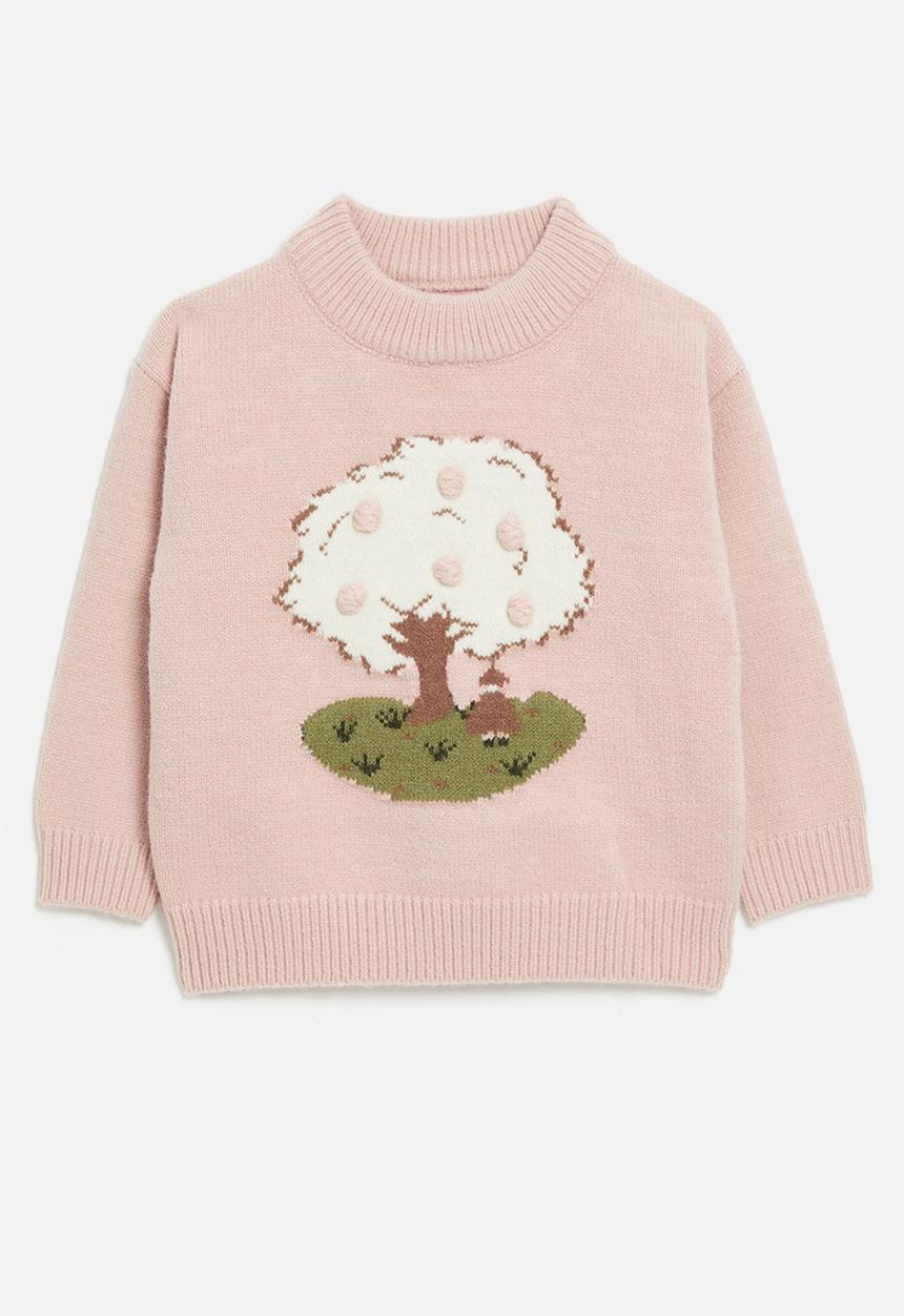 Pop Candy - Applique sweater - pink