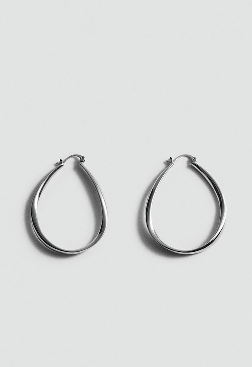MANGO - Earrings jimena- silver