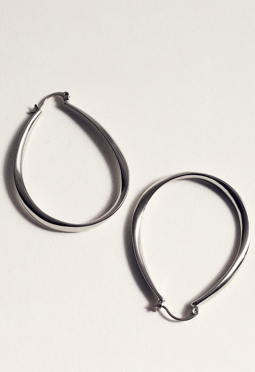 MANGO - Earrings jimena- silver