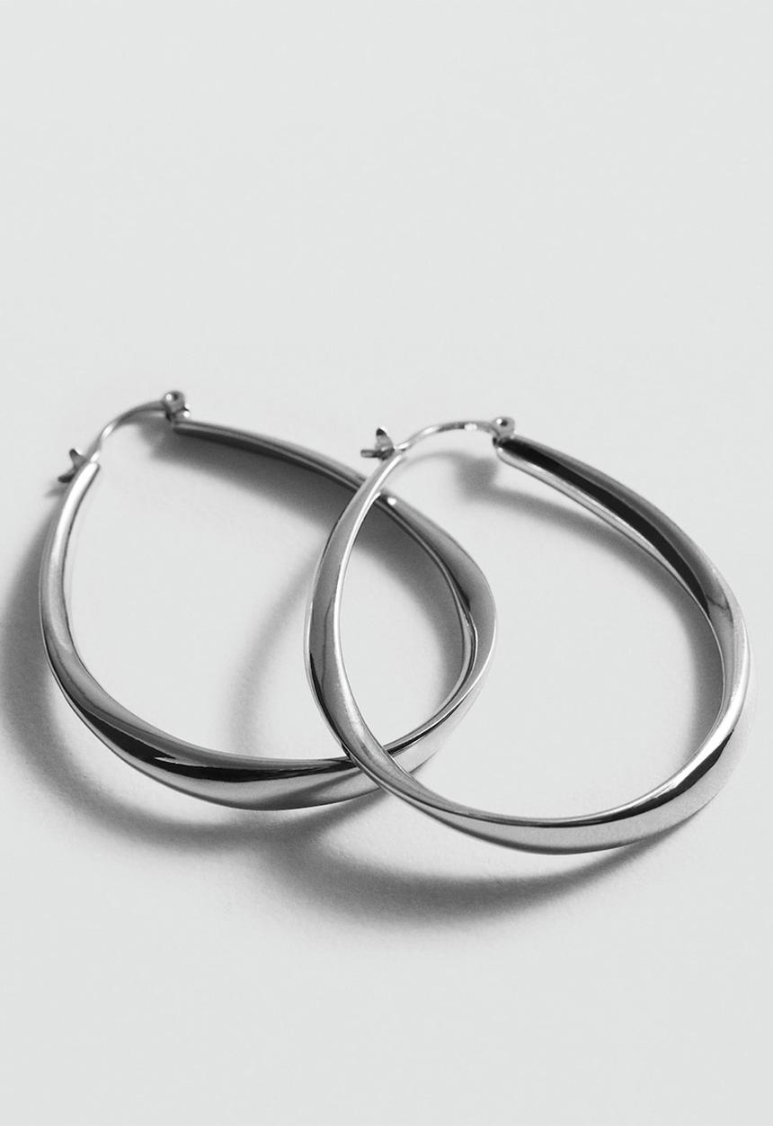 MANGO - Earrings jimena- silver
