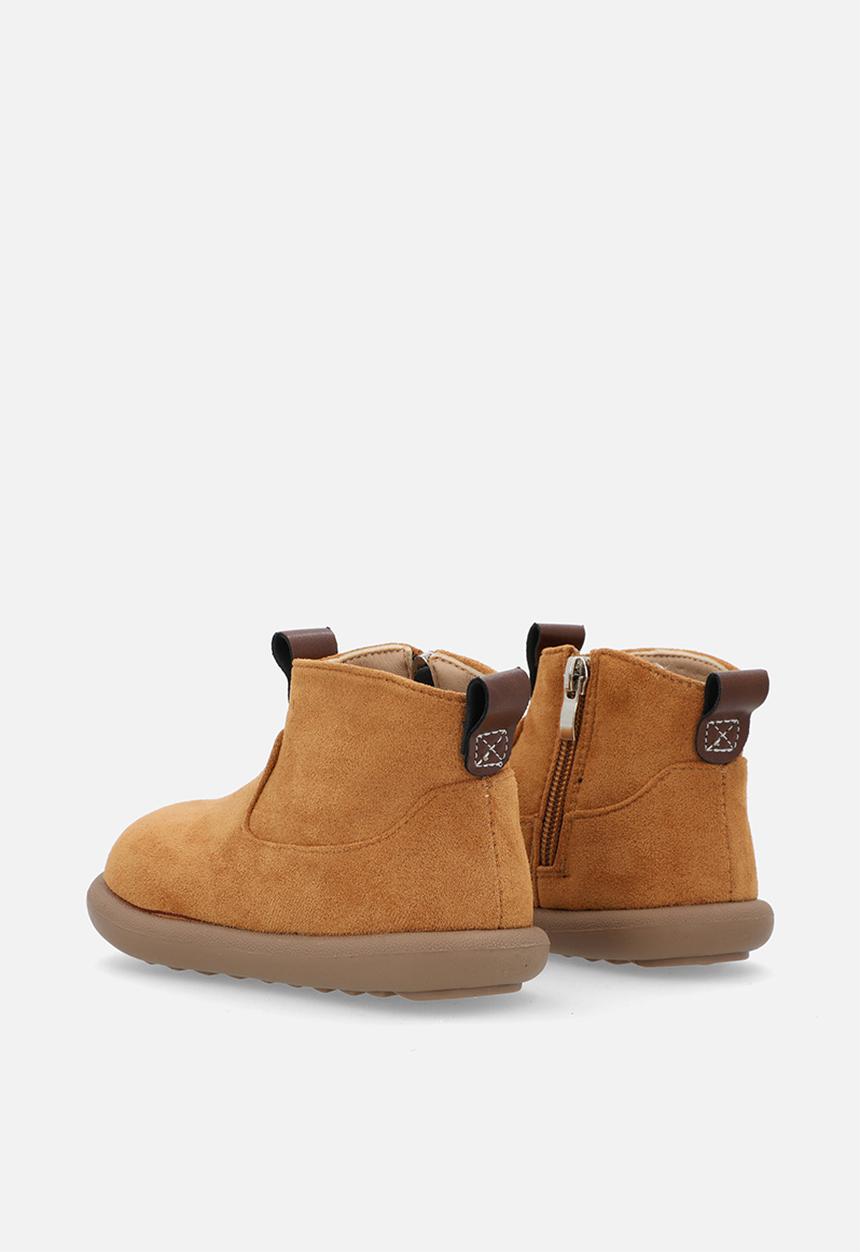 Pop Candy - Faux suede boots - brown