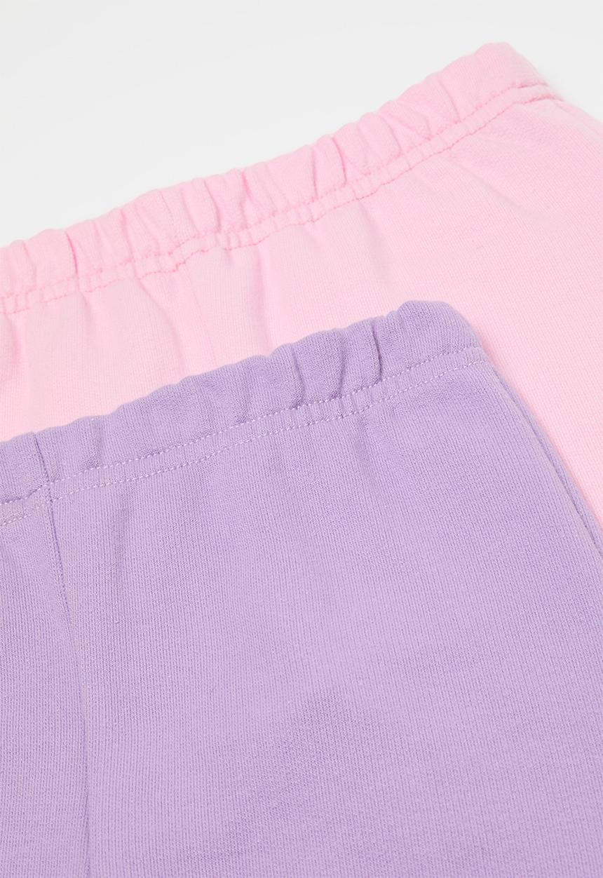 Pop Candy - 2 pack joggers - dusty pink/lilac