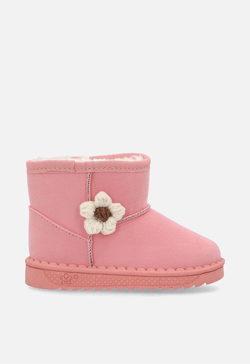 Pop Candy - Floral décor boots - pink