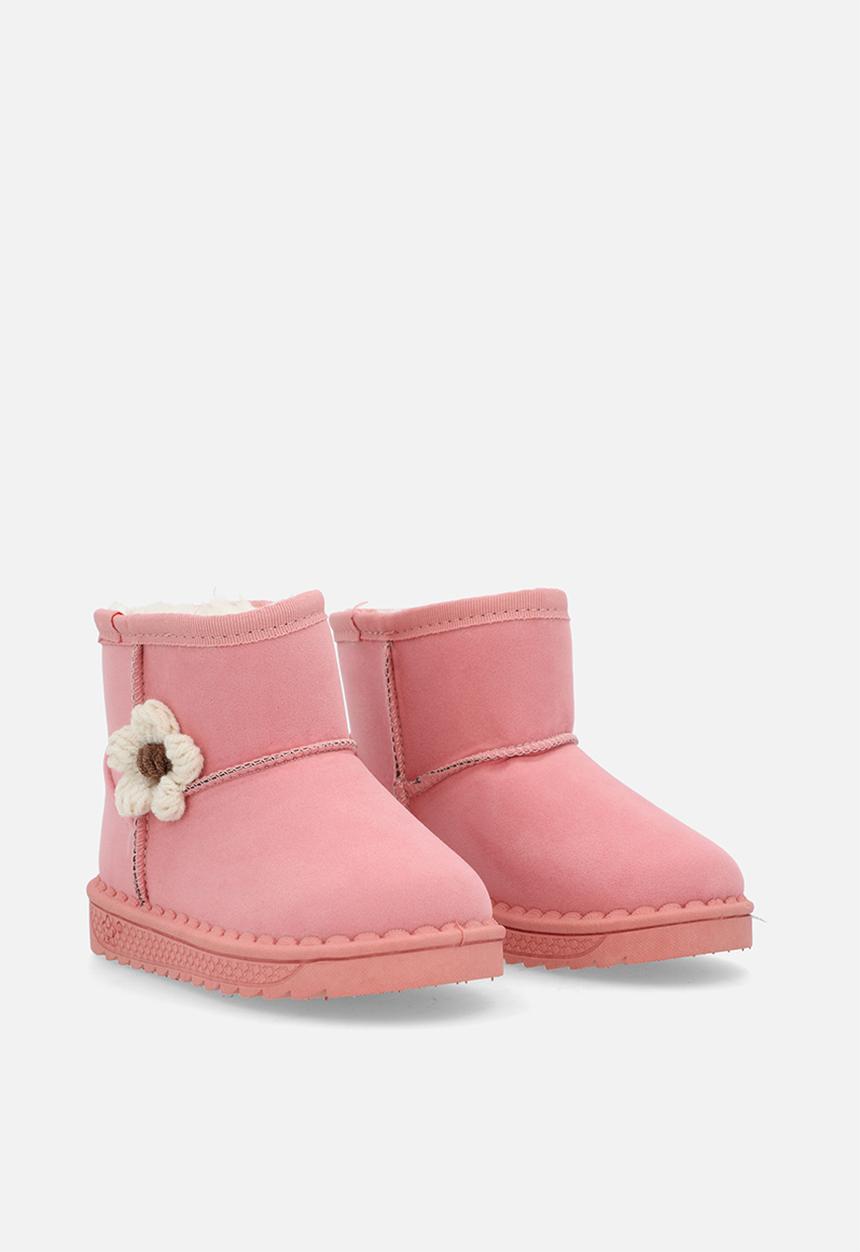 Pop Candy - Floral décor boots - pink