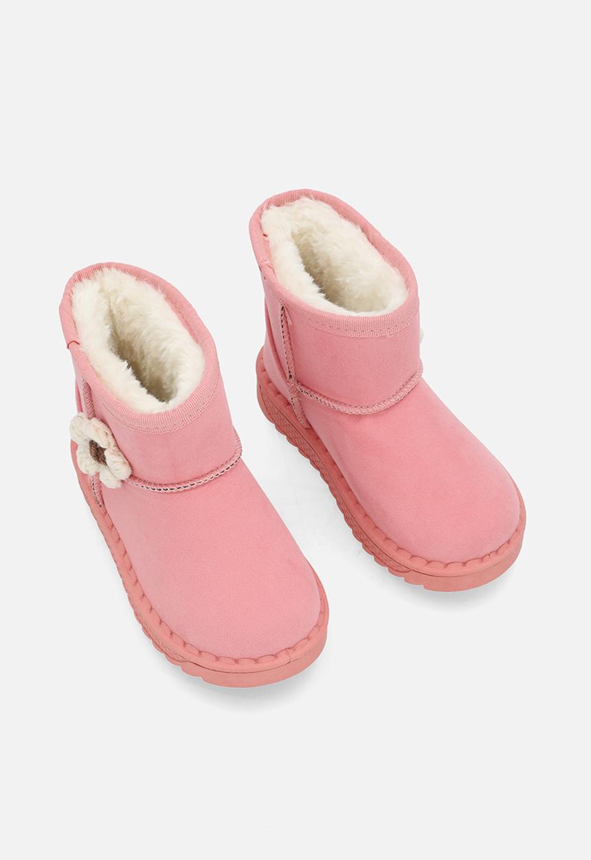 Pop Candy - Floral décor boots - pink