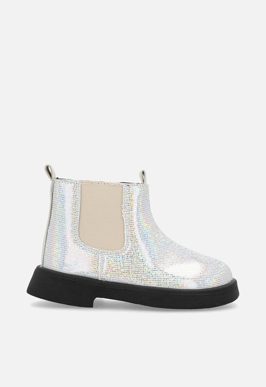Pop Candy - Mettalic boots - grey