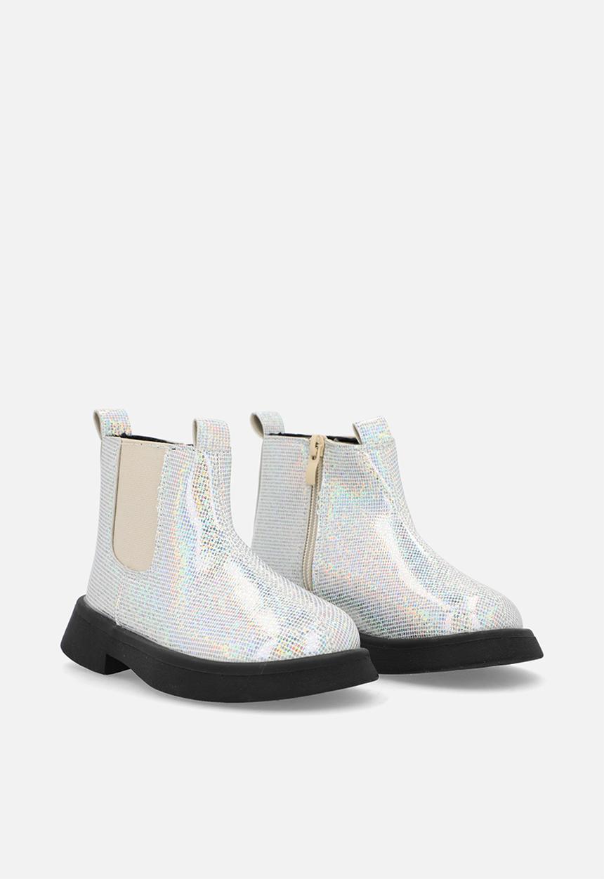 Pop Candy - Mettalic boots - grey