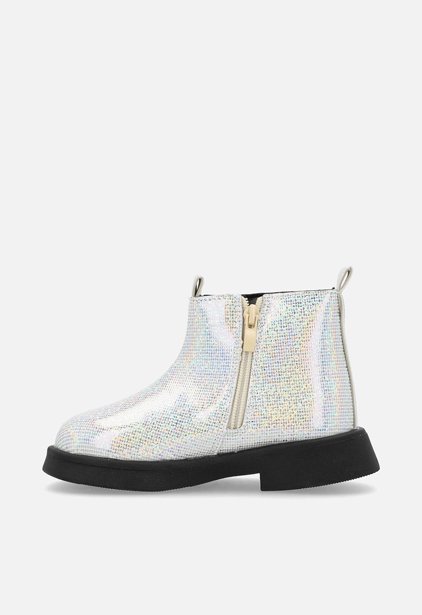 Pop Candy - Mettalic boots - grey