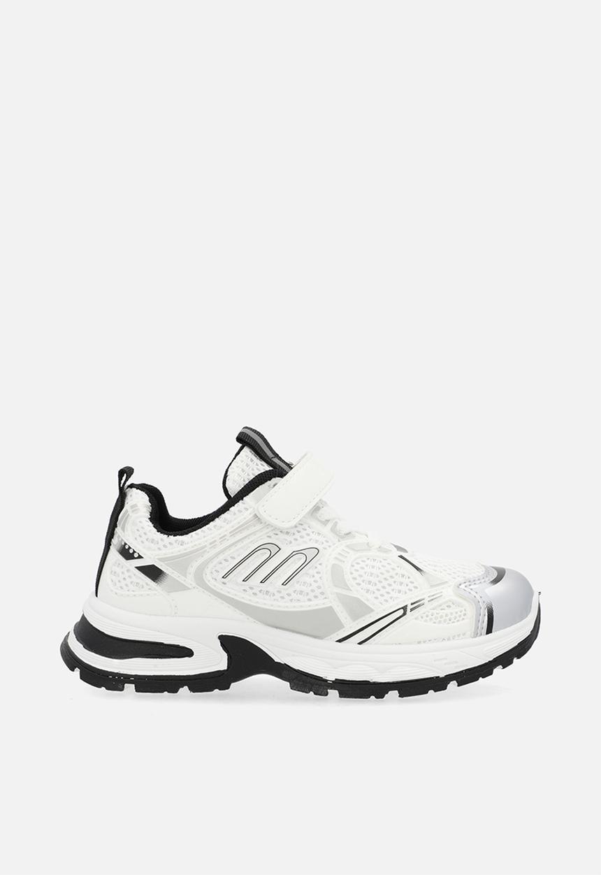 Pop Candy - Lace & velcro sneaker-white