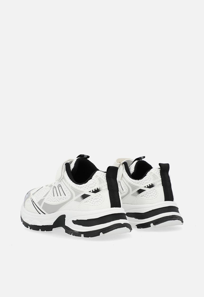 Pop Candy - Lace & velcro sneaker-white