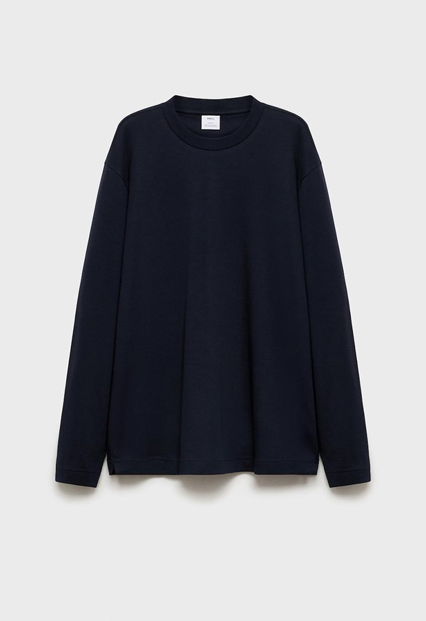 MANGO - T-shirt gareth - navy