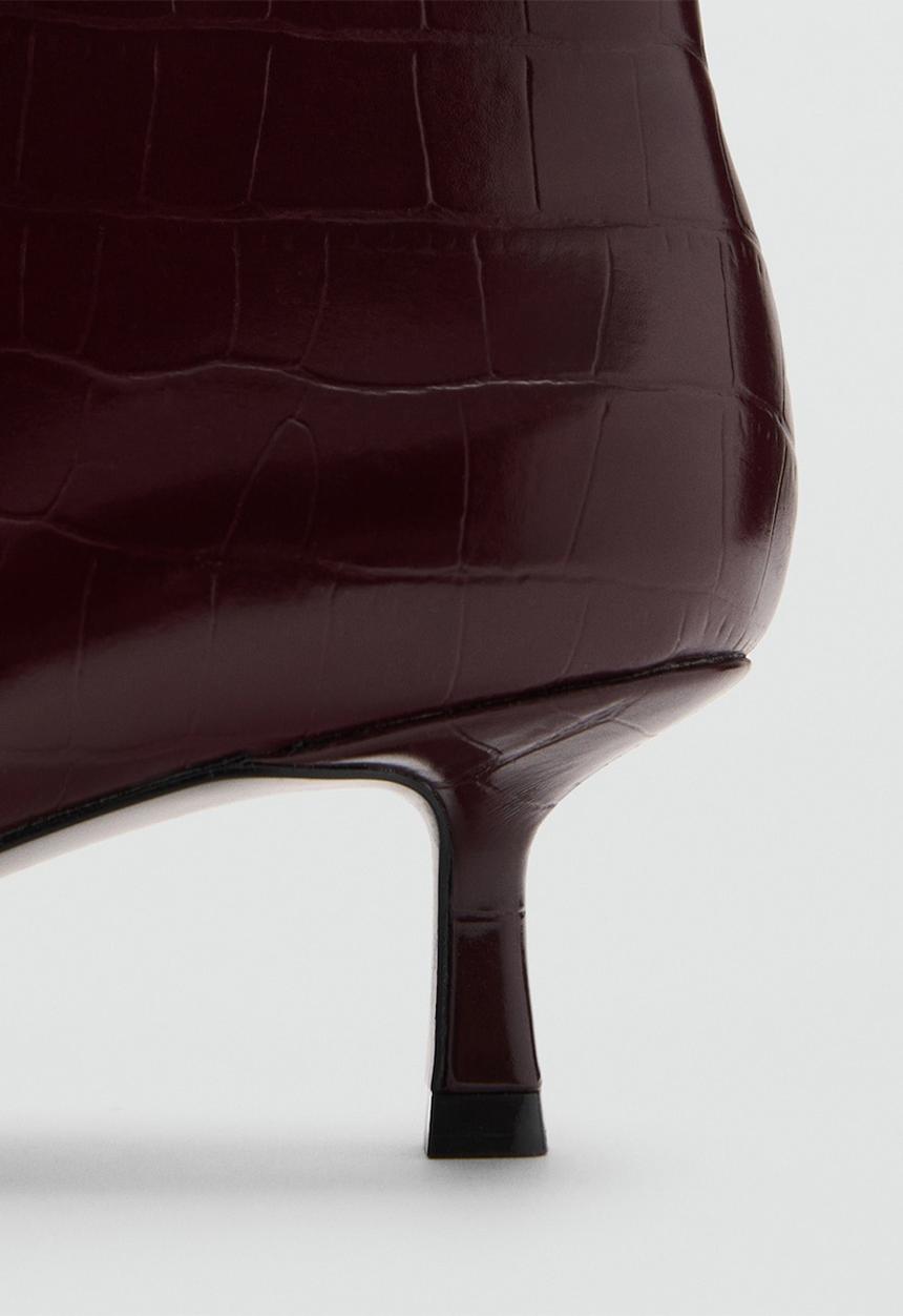 MANGO - Cobi ankle boot - dark red