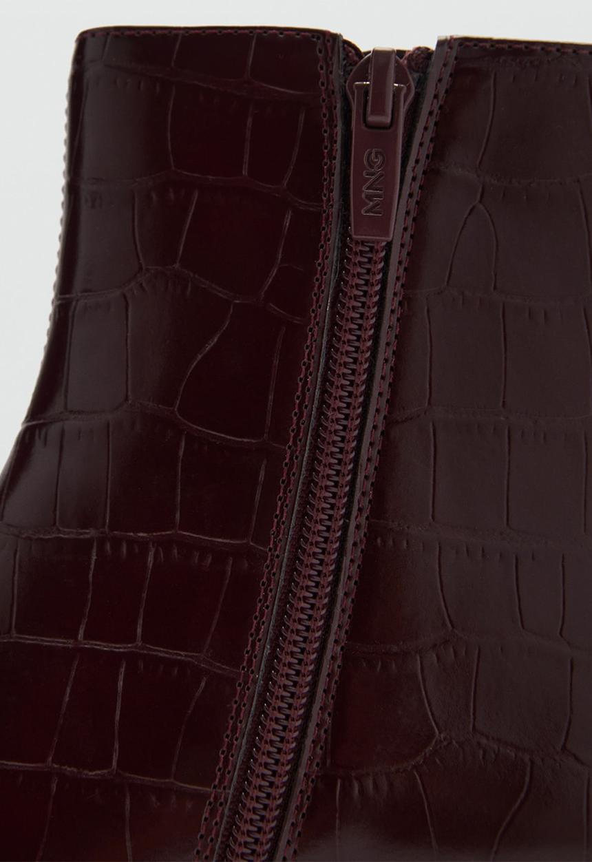 MANGO - Cobi ankle boot - dark red