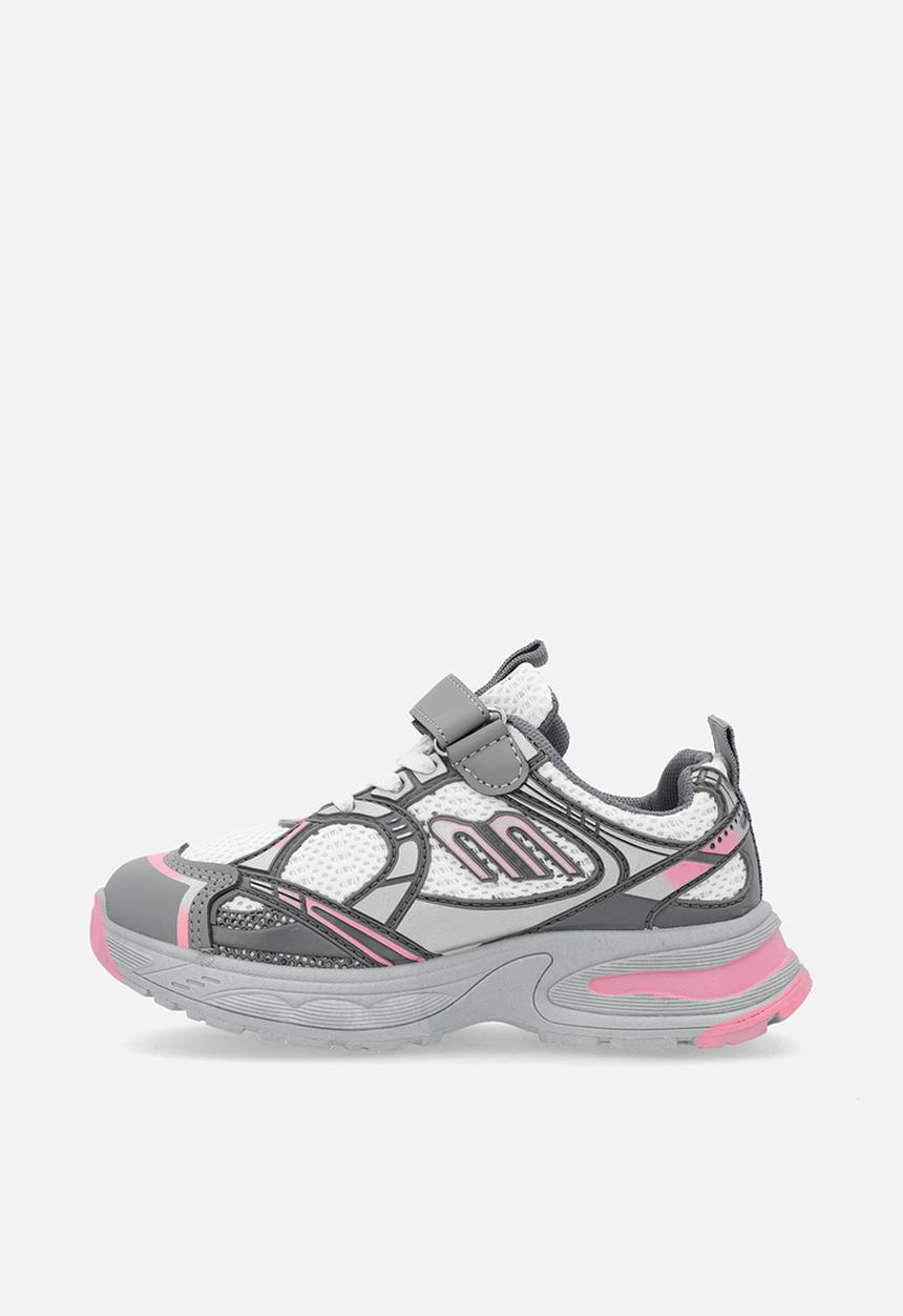 Pop Candy - Adjustable fastener mesh sneakers - grey/multi