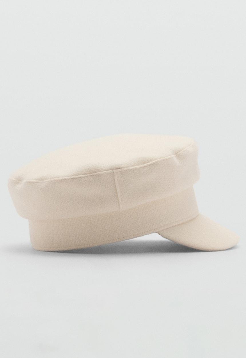 MANGO - Sailors baker boy cap - beige