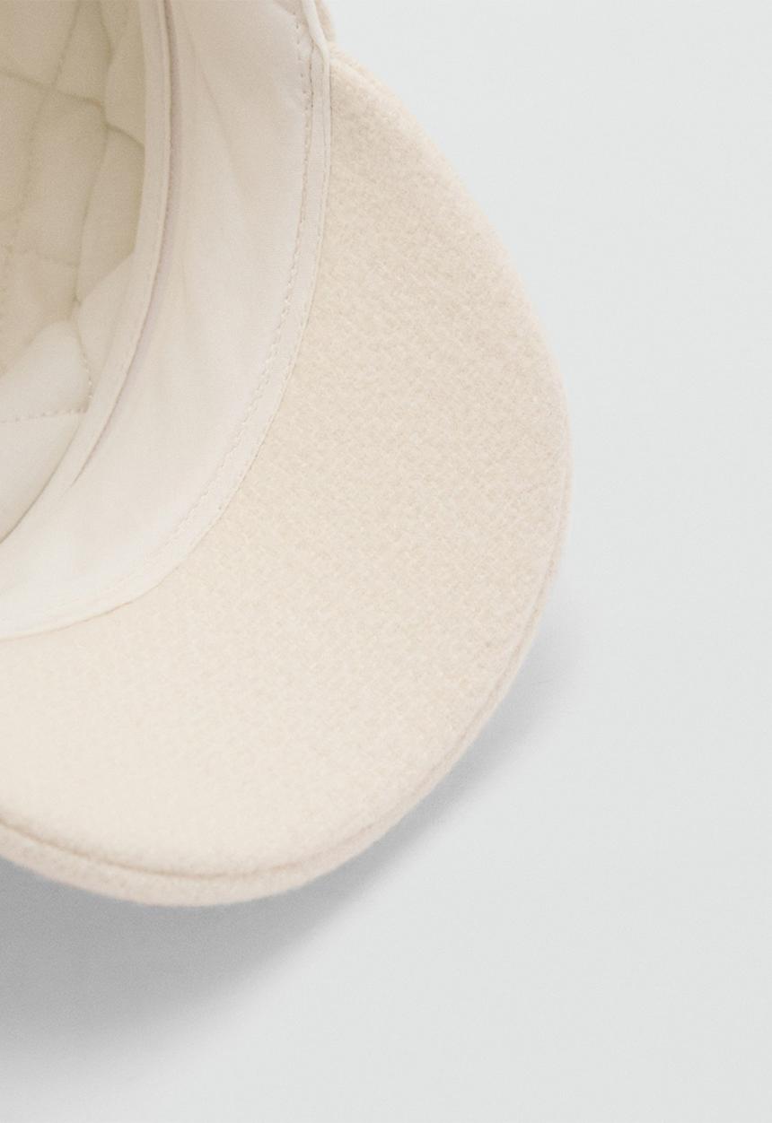 MANGO - Sailors baker boy cap - beige