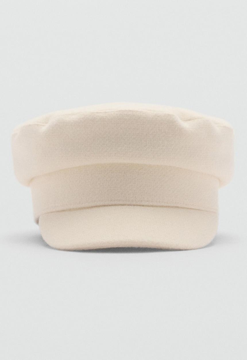MANGO - Sailors baker boy cap - beige