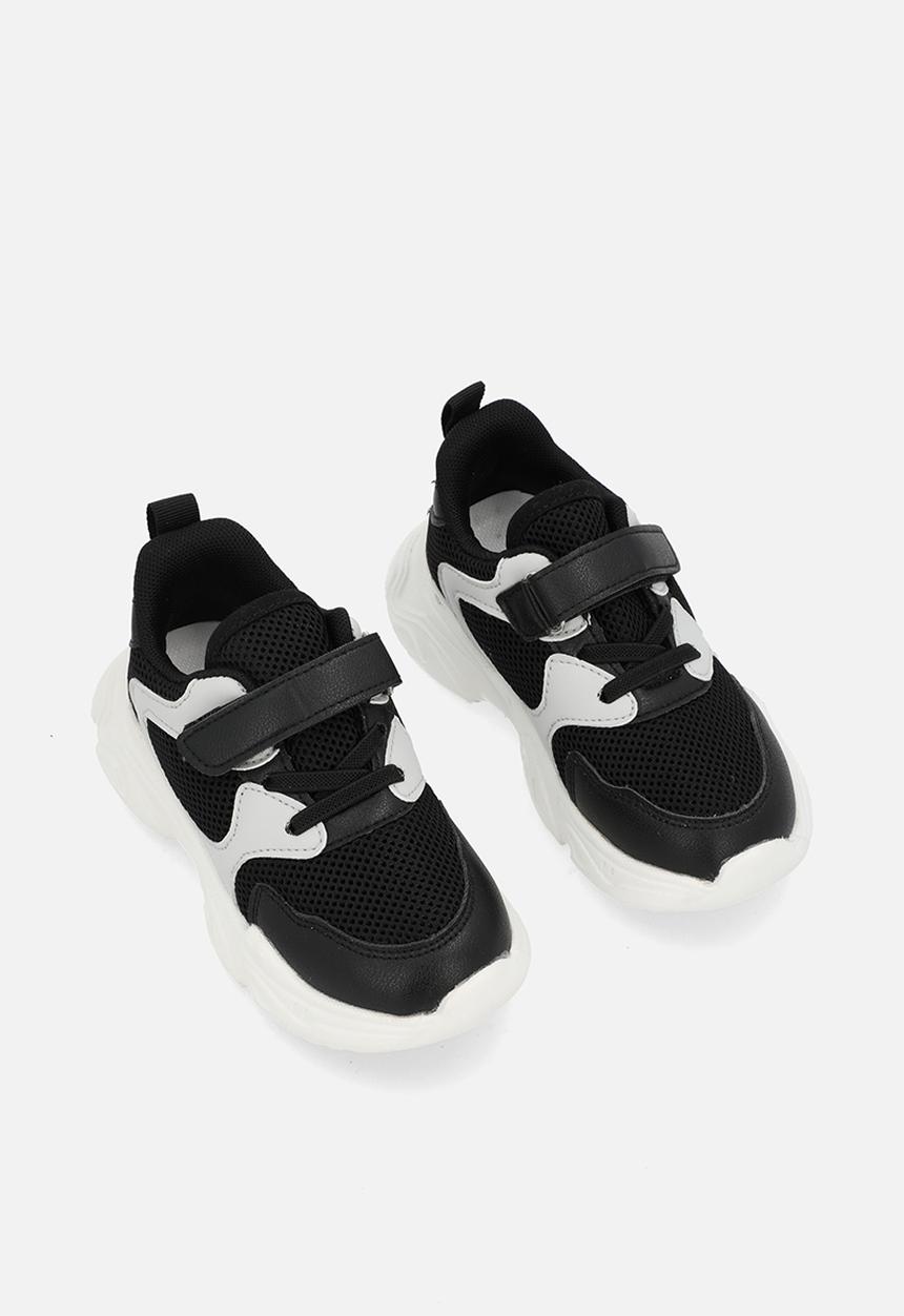 Pop Candy - Velcro & lace sneakers-black