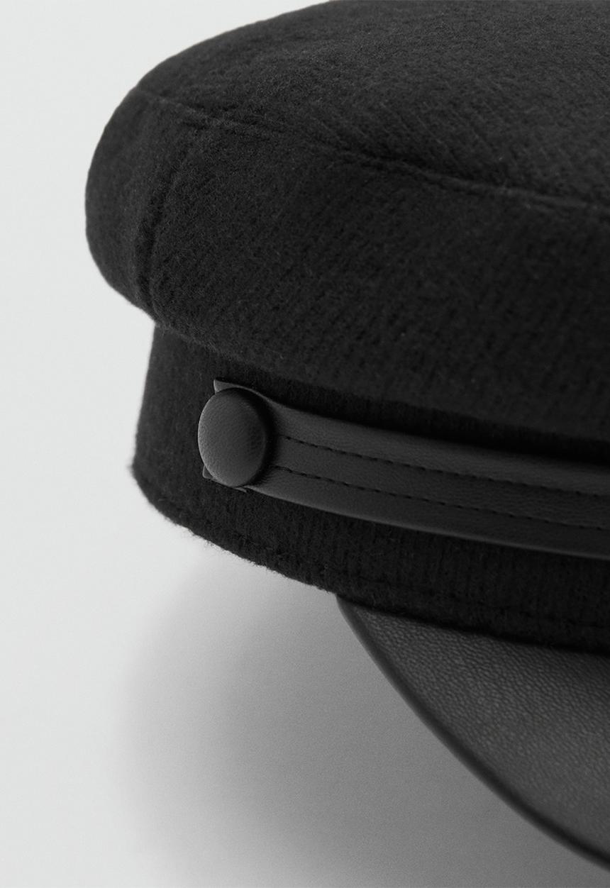 MANGO - Septiem cap - black