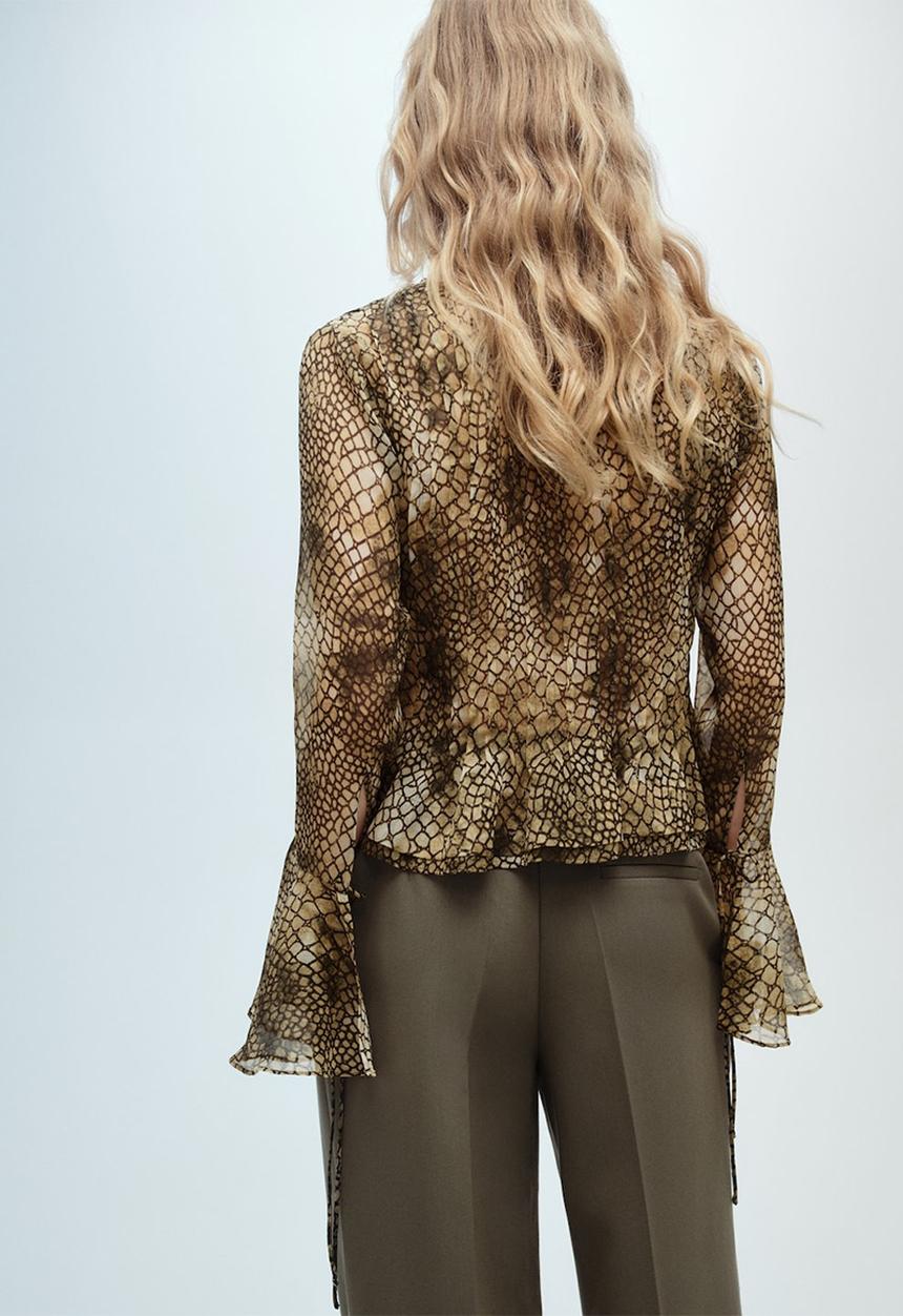 MANGO - Blouse dove - brown