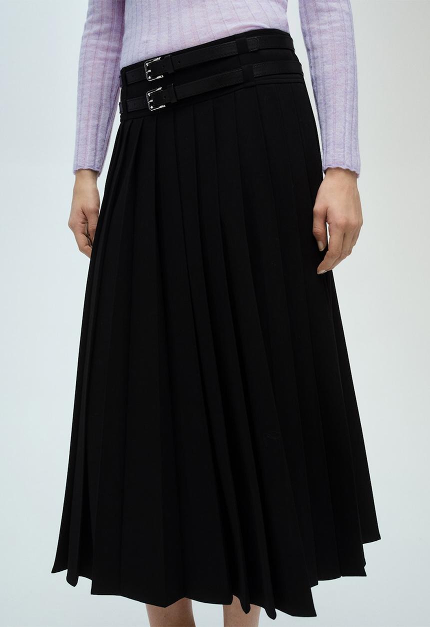 MANGO - Skirt teresa - black