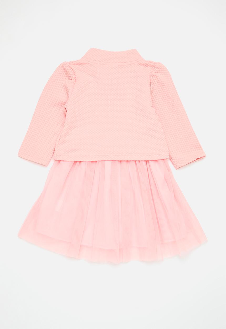 Pop Candy - Dress & cardigan set - pink