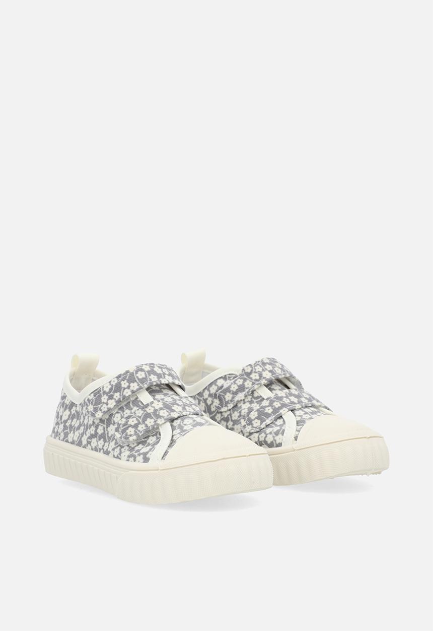 Pop Candy - Floral print sneakers - grey