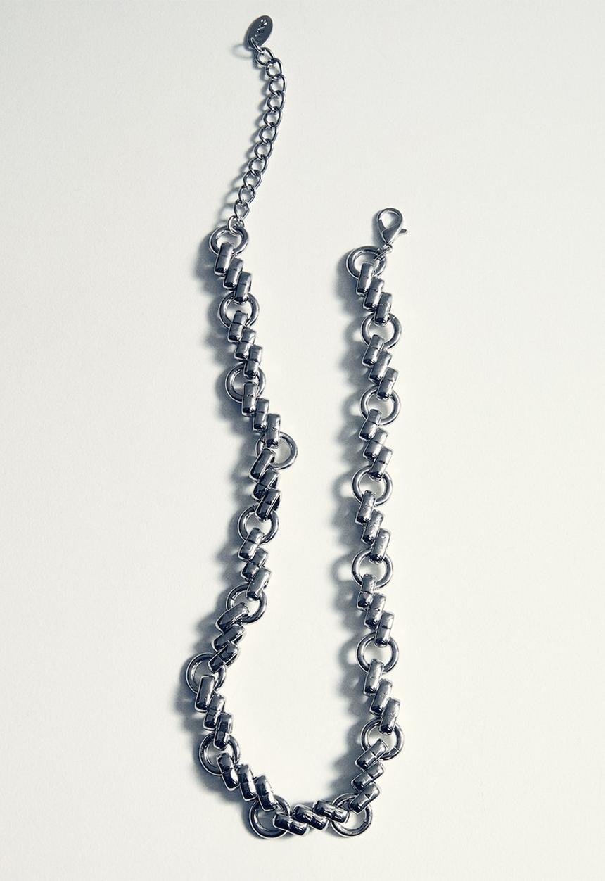 MANGO - Necklace dallas- silver