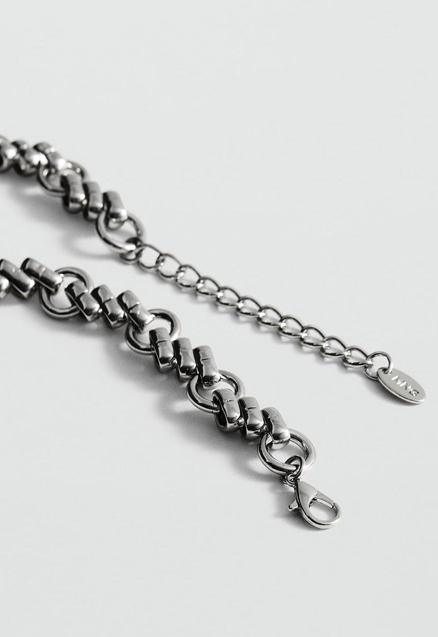 MANGO - Necklace dallas- silver