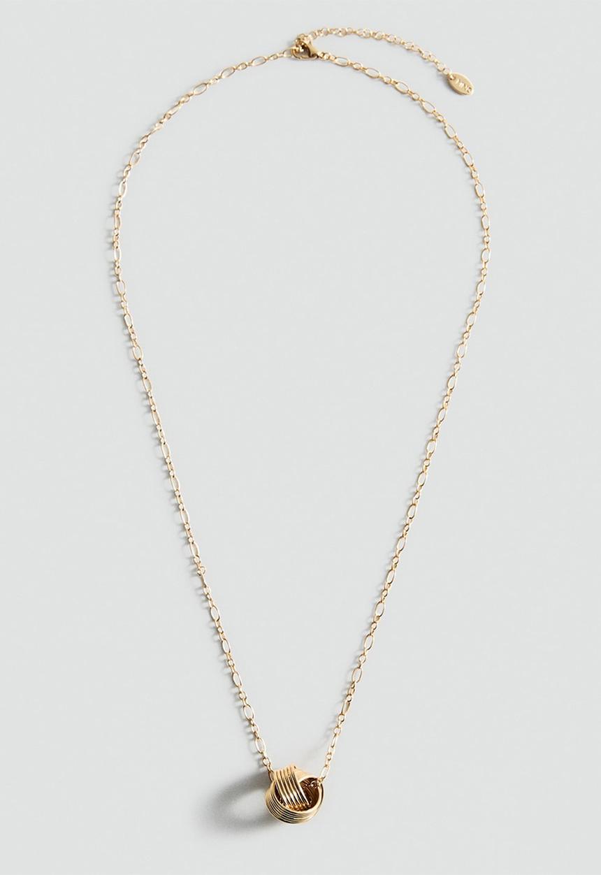 MANGO - Necklace darelle   - gold