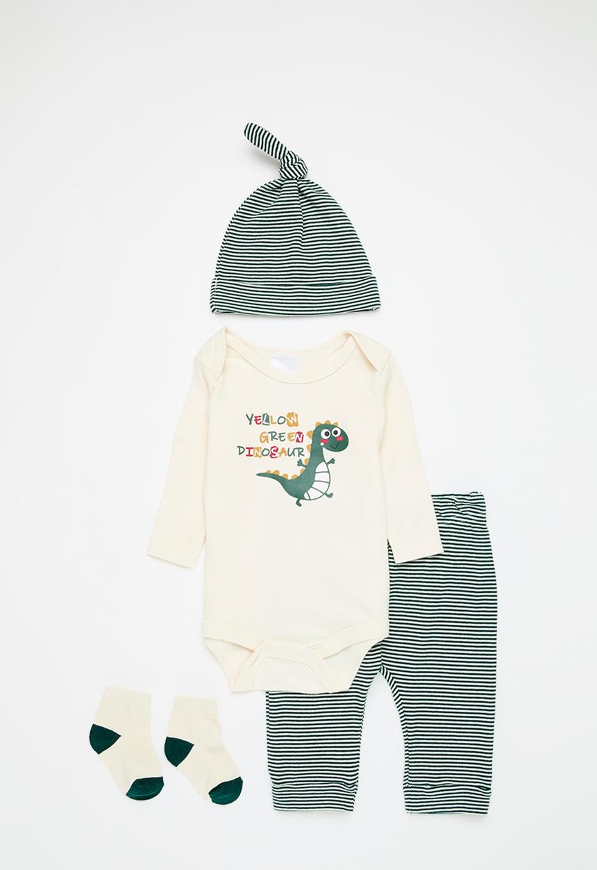 Pop Candy - Bodyvest,legging, socks & beanie set-multi