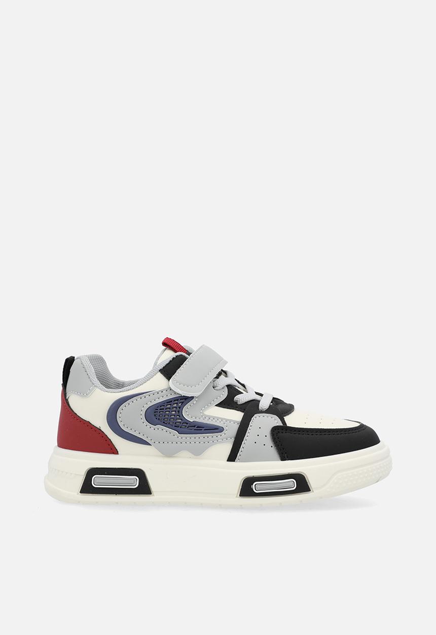 Pop Candy - Colour block lace adjustable fastener sneakers - multi