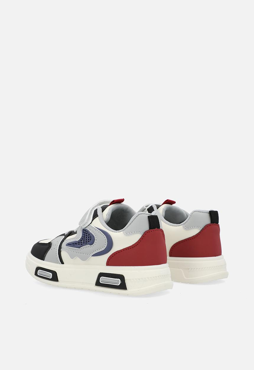 Pop Candy - Colour block lace adjustable fastener sneakers - multi