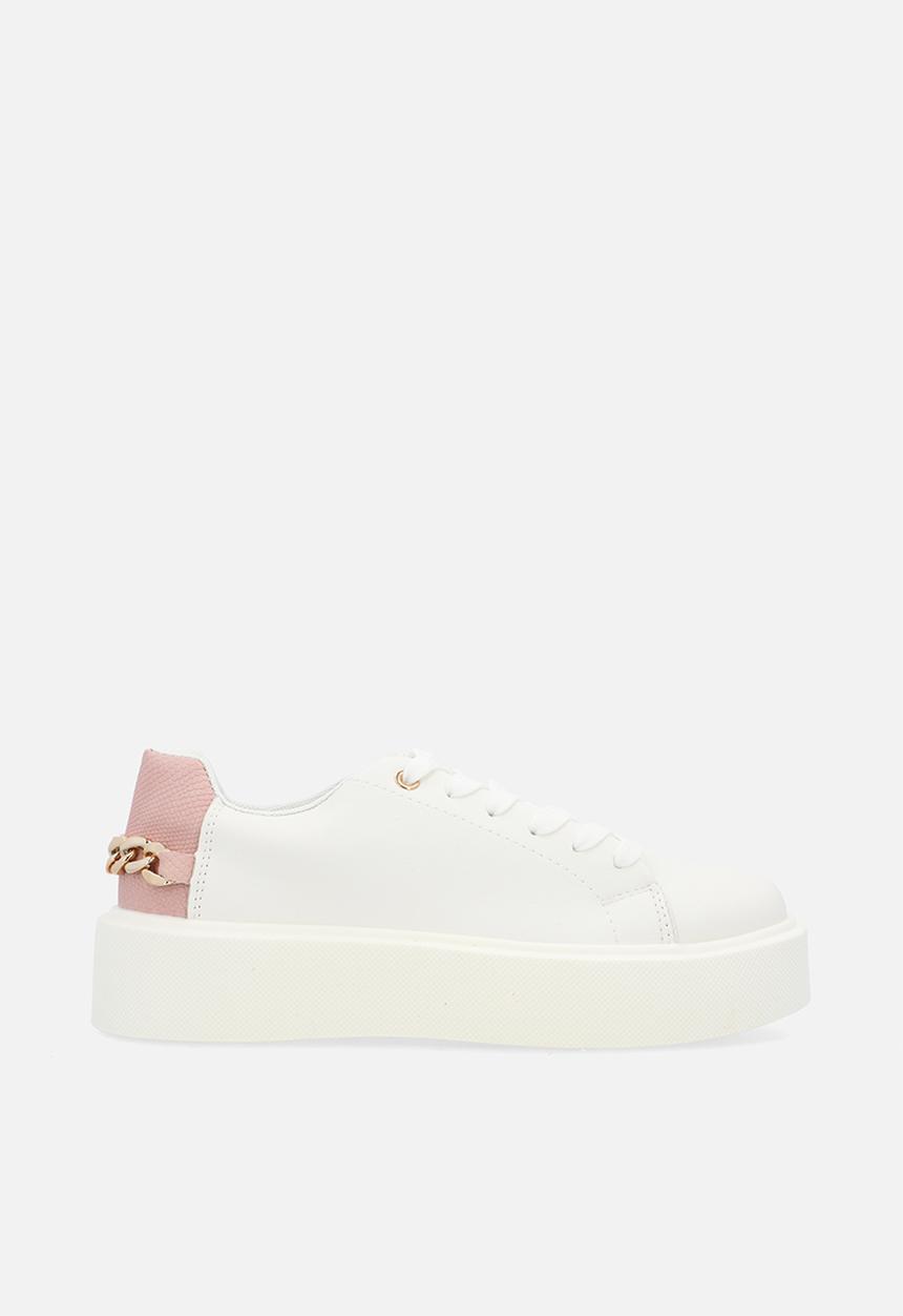 Pop Candy - Platform lace up sneakers - white
