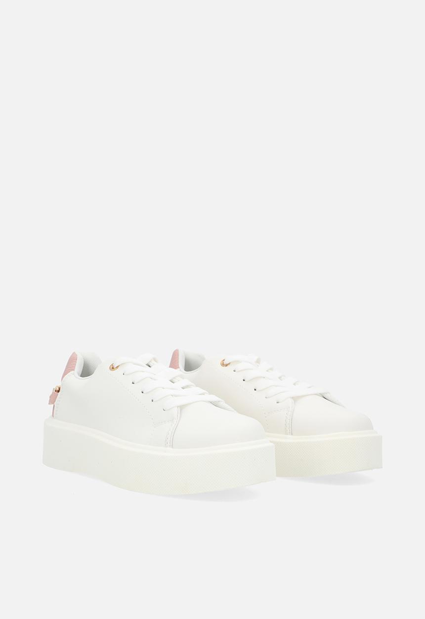 Pop Candy - Platform lace up sneakers - white