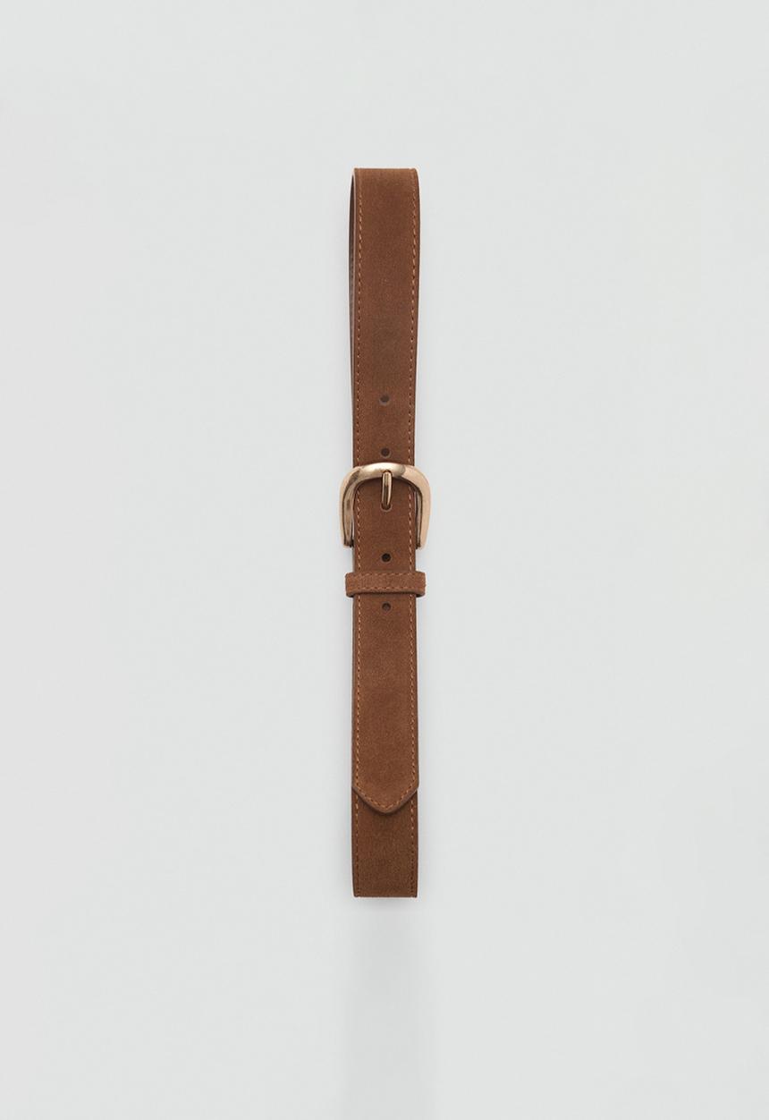 MANGO - Karina belt - brown