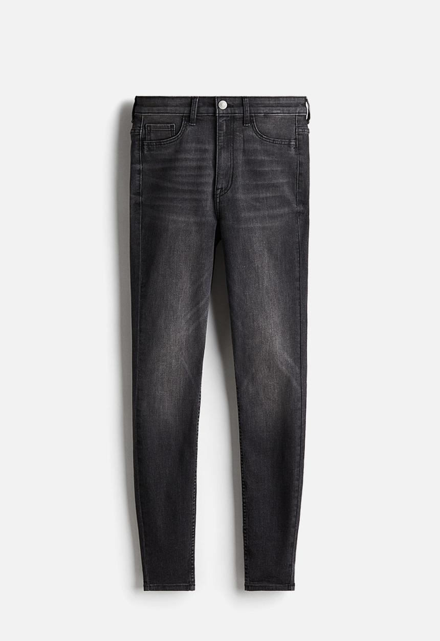 H&M - Ultra high ankle jeggings - black