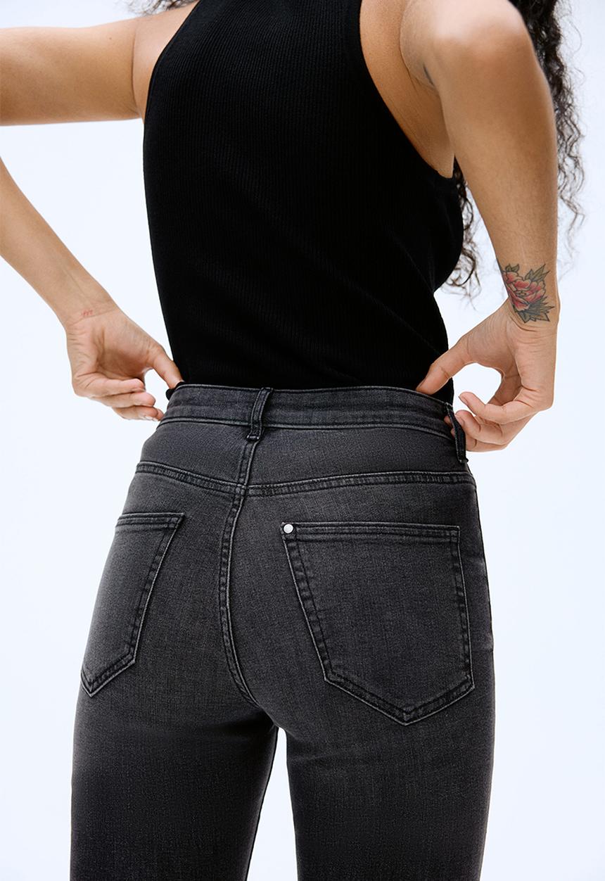 H&M - Ultra high ankle jeggings - black
