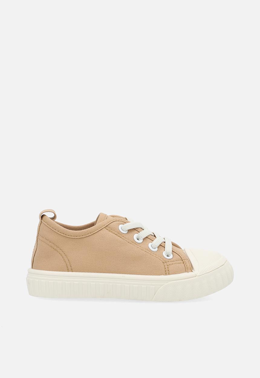 Pop Candy - Lace up sneakers - beige