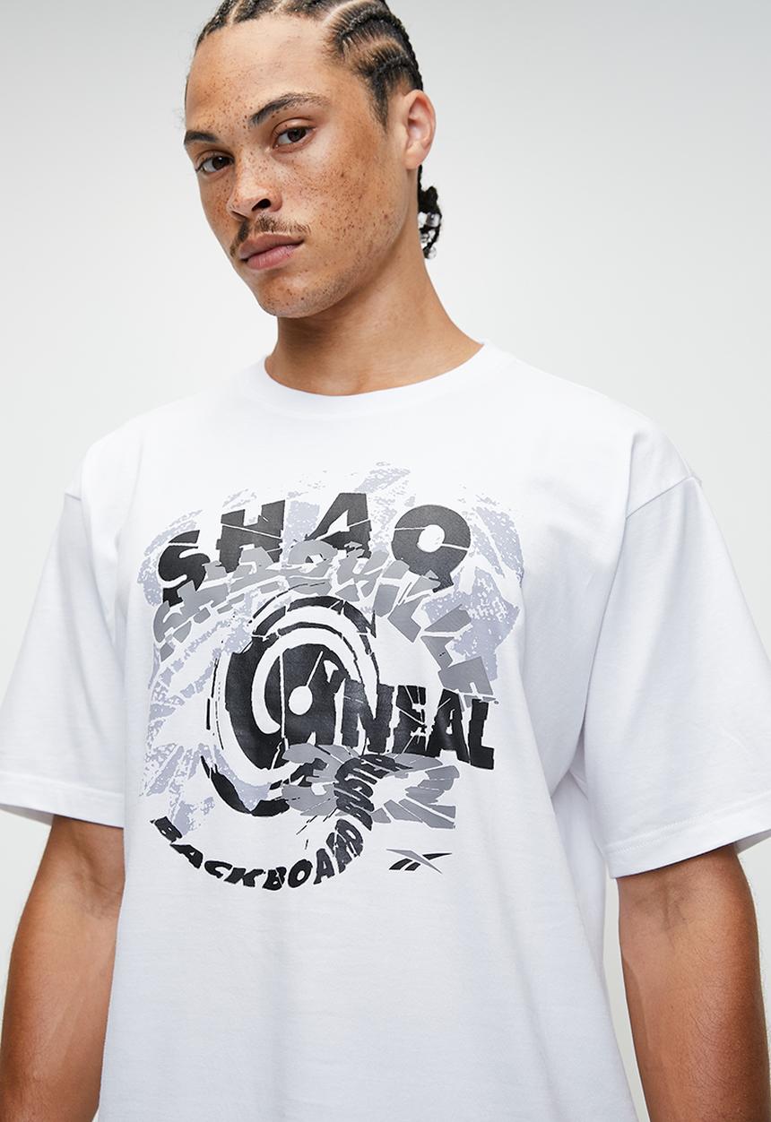 Reebok - GS HS Shaq Spiral Tee - White